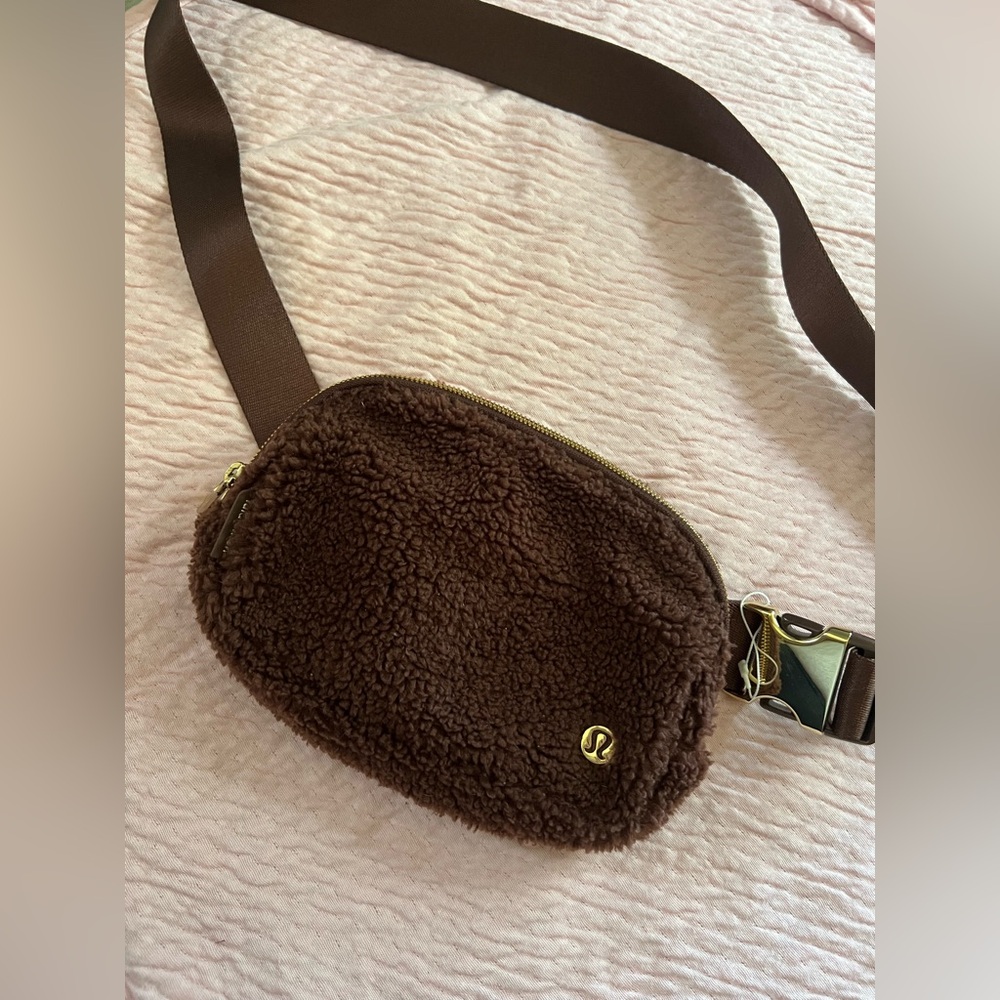 Lululemon Athletica Brown Crossbody Bag Sherpa